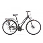 Trekingový bicykel 28" Romet Gazela 4 čierno-sivý hliníkový 20"